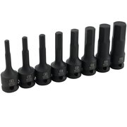 Dynamic Tools 1/2" Drive 8 Piece Metric Hex Head Bit Impact Socket Set D018103